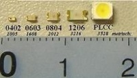 Krois Modell DC018,4x IR-LED0603-4 Strahler, 4 Stück mit 20cm langen, 0,10mm Kupferlacklitzen