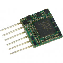 Zimo MX616, The MX616 is currently the smallest Zimo decoder. 8 x 8 x 2 mm - equipped on both sides, with Nem 651