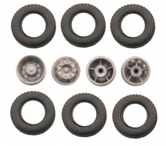 Sol-Expert 96454, complete tires B10 for 1:87 truck