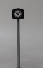 Krois-Modell KM6006, Wiener Würfeluhr schwarz, nicht beleuchtet