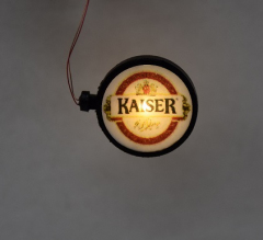 Krois model KM6010, 1x Kaiser beer sign illuminated, for wall mounting