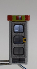 Krois-Modell KM6031, 1x Österreichische Telefonzelle A1 Telekom Austria beleuchtet, mit Tür