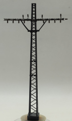 Krois-Modell KM6035, 2x ÖBB mast with distribution frame for switchgear KM6011