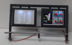 Krois-Modell KM6038, 1x ÖBB information board illuminated