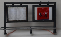 Krois-Modell KM6039, 1x ÖBB information board illuminated