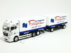 Herpa 945677,  MAN TGX GX Wechselkoffer-Hängerzug Pirngruber