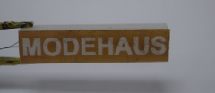 Krois-Modell KM6043, Advertising sign from 23x8mm, from 5 letters