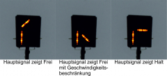 Krois-Modell SNAGelb, ÖBB Signalnachahmer SNA mit gelben Lichtpunkten