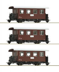 Roco 34103, 3 pcs. Set: narrow-gauge passenger carriage, ÖBB