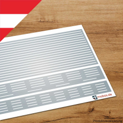 Mobax AU-W-01-N, Linien-Set #1 Ortsgebiet weiß (AU)