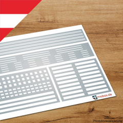 Mobax AU-W-03-N, Linien-Set #2 weiß (AU)