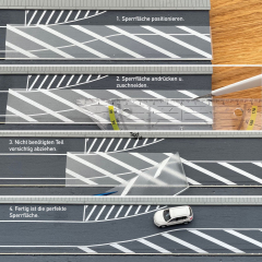 Mobax DE-W-26-H0, Barrier area set, wide (incl. transfer foil)-scale N-1:160