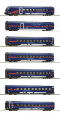 Roco 5510004, 7-piece Nightjet train set of the Austrian Federal Railways, digital