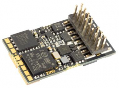 Zimo MS481P16, Kleiner H0/TT Sound-Decoder - 19 x 11 x 3,1 mm - Audio 3 W (4 Ω) - 0,8 A - 6 FA Direkter Anschluss Energiespeicher 15 V (bis 1000 μF)