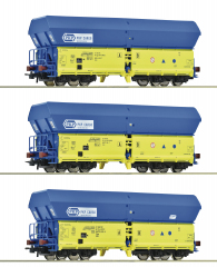 Roco 6200136, 3-tlg. Set: Selbstentladewagen, PKP