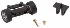 Faller 163005, Front axle, fully assembled for small passenger car (with wheels)