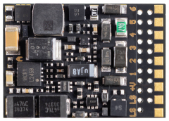Zimo FS840D, Function/Sound Decoder - 21.5 x 15 x 3.6 mm - Audio 3 W (4–8 Ω) - 1.2 A - 8 Function Outputs