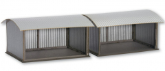 Noch 66800, Corrugated iron shelters Kit