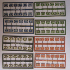 LaserCraft 91-101 House Numbers from 1-24 Scale H0