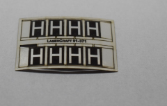 LaserCraft 91-371 ÖBB Haltetafeln Spur H0 16 Stück