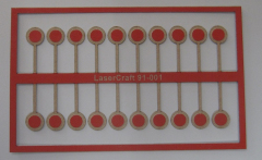 LaserCraft 98-001 ÖBB End of Train Signal Scale 0 20 Pieces