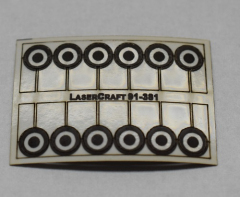 LaserCraft 91-381 ÖBB Stop Signs Scale H0 12 Pieces