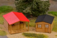 LaserCraft 71-001 Set of 2 Summer Houses Scale H0