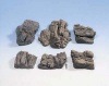 Noch 58452 Struktur-Felsstücke Sandstein, 6 Stück