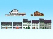 Noch 60308 Alpine Countries, 8 Half-relief buildings